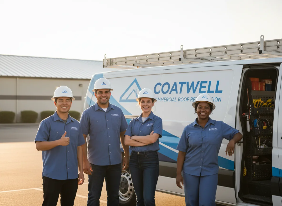 Commercial roof coating company in Malden, MA